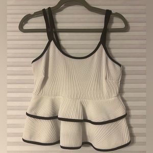Peplum Crop Top size M